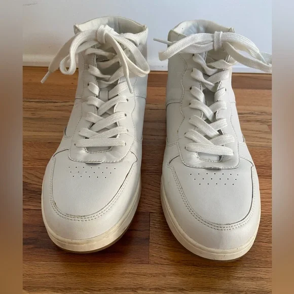 Madewell Court Hightop Sneakers in Neutral, Women’s Size 12 - Picture 3 of 12